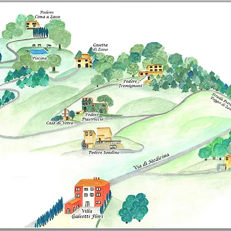Podere Cima A Zano -apt- Tinaia By Interhome *